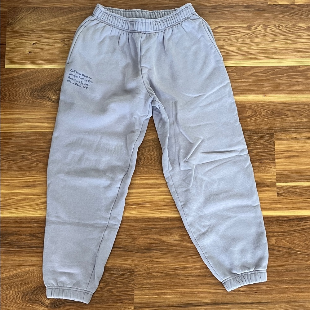 Call Her Daddy. Barstool Sports. Purple Sweatpants Small Size. Single Father Era